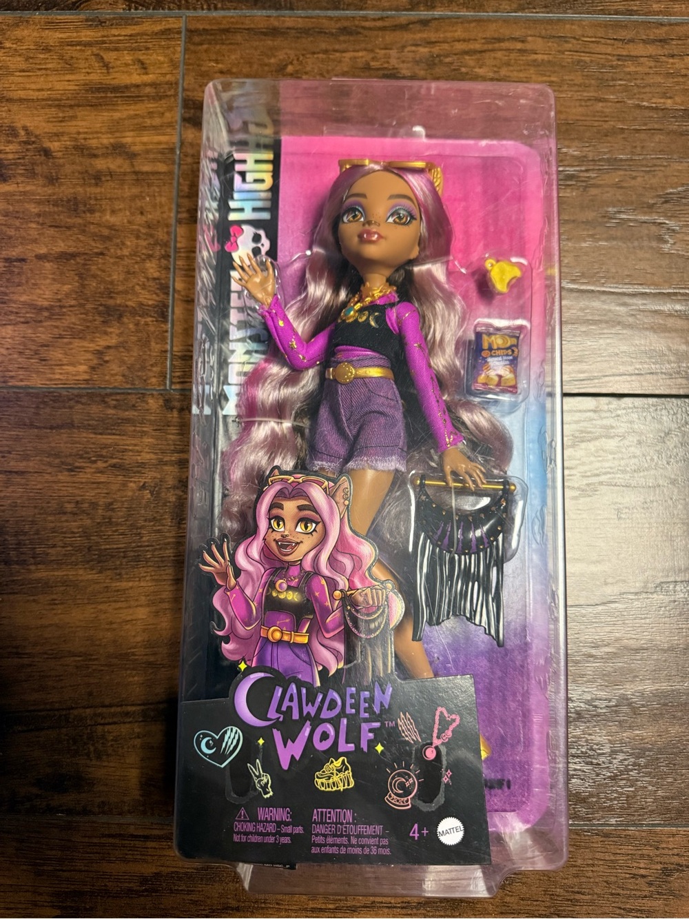 Mattel Monster High Clawdeen Wolf Doll Wolf Day Out NWT Collectible Doll
